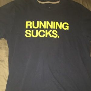 Men’s Running Sucks shirt